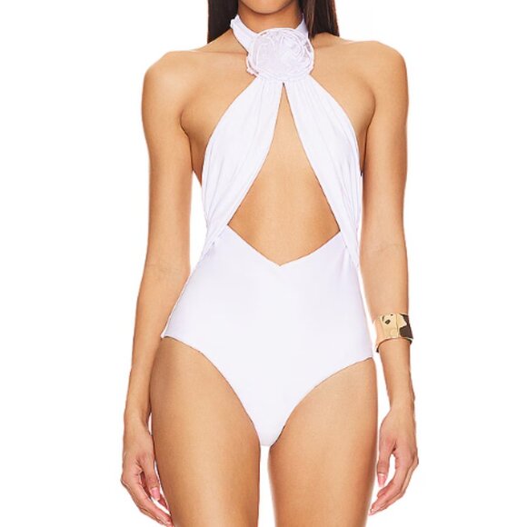 Beach Riot Jessica One Piece White Swimsuit - Picture 1 of 2